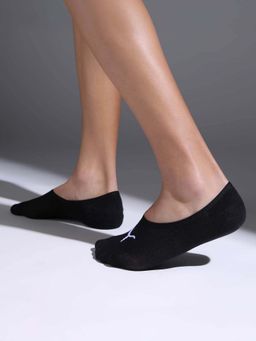 Puma - Footie Unisex Black Socks (Pack of 3)