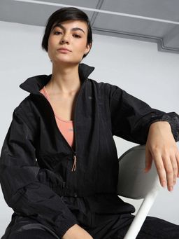 Puma - Dare To Modular Women Black Jacket with Removable Sleeves