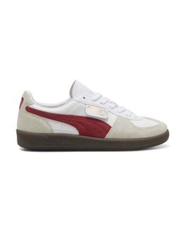 Puma - Palermo Lth Unisex Beige & White Sneakers