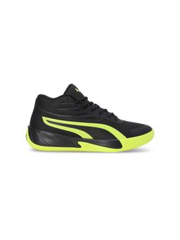 Puma - Court Pro Unisex Black & Green Basketball Shoes