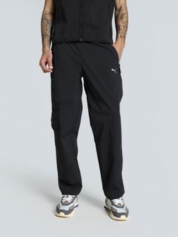 Puma - Tech Relaxed Cargo Mens Black Trackpants