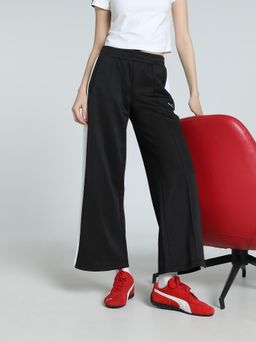Puma - T7 Low Rise Womens Black Trackpants