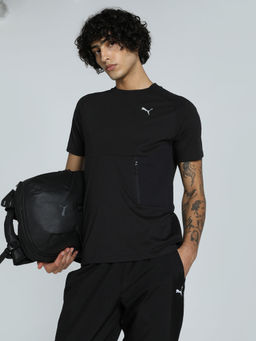 Puma - TECH Pocket Men Black T-Shirt