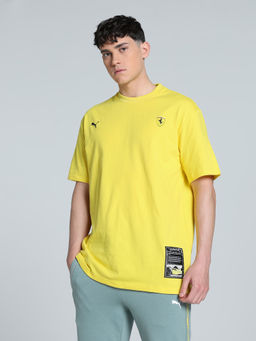 Puma - Ferrari Race Graphic Men Yellow T-Shirt