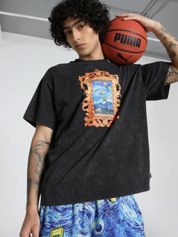 Puma - Dylan Exhibit Oversized Men's Black T-shirts