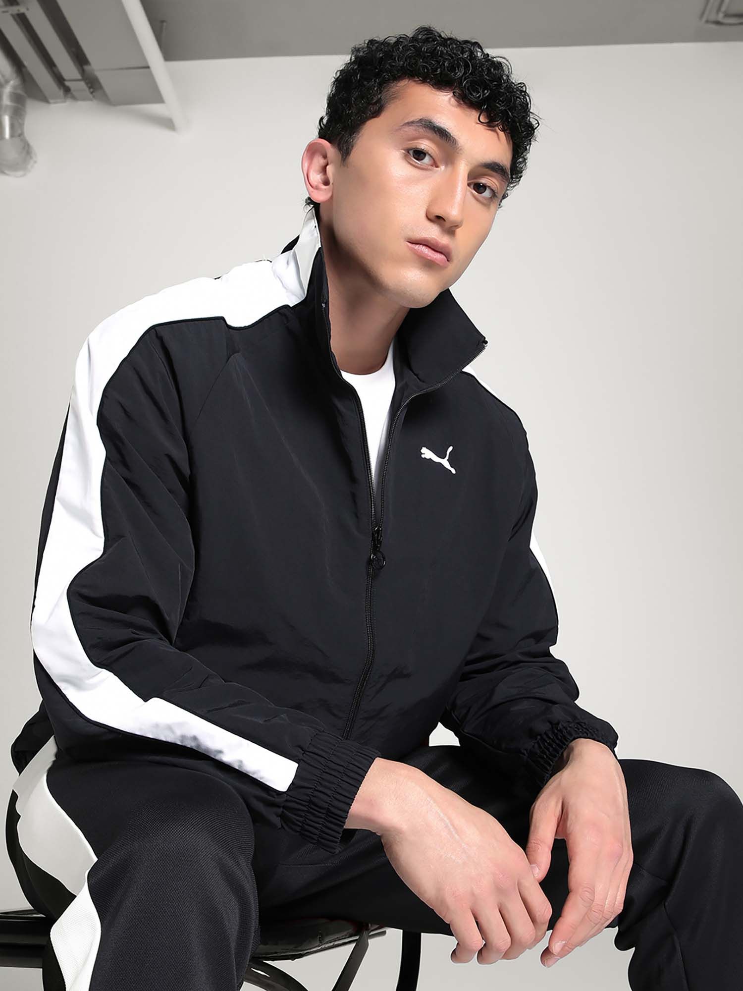 Buy Puma T7 Oversized Unisex Black Track Jacket Online