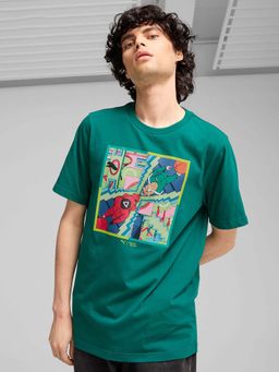Puma - X Squid Game Men Green Printed T-Shirt