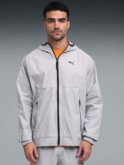 Puma - Grey Tech Relaxed Fit Track Jacket