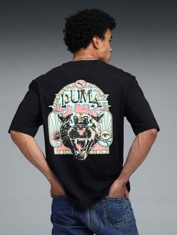 Puma - Mens Black Graphic T-shirt