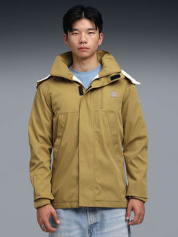 Puma - Brown Wardrobe Essentials Hooded Men's Jacket