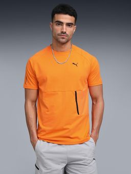 Puma - TECH Mens Pocket T-shirt - Orange