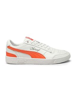 Puma - Orange Majesty Leather Sneakers