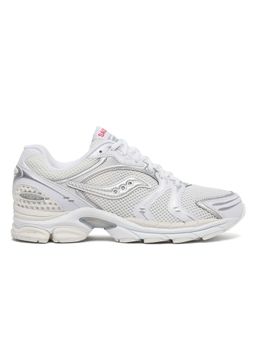 Saucony - Unisex Originals Progrid Triumph 4 Progrid White & Silver Sneakers