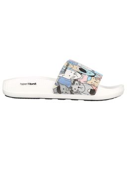 SKECHERS - HYPER SLIDE - PAWSOME White GoWalk Flip Flops