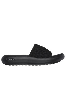 SKECHERS - Women Arch Fit Cloud-Oh She Pretty Black Sliders