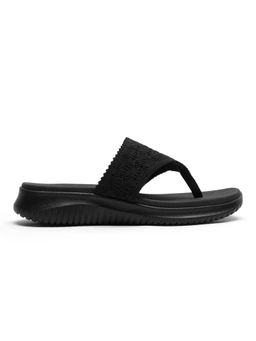 SKECHERS - Women Ultra Flex Black Casual Flipflops
