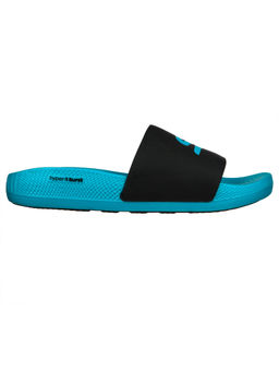 SKECHERS - Men HYPER SLIDE - DERIVER Black Casual Slip On Sliders