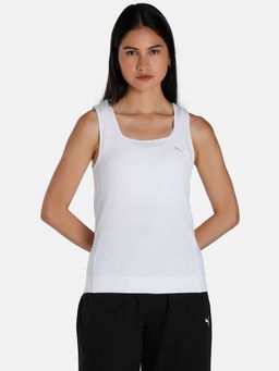 Puma - Her Slim Womens White Tank Top