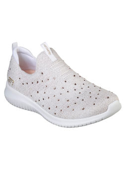 SKECHERS - Off White Ultra Flex Thrive Up Casual Shoes