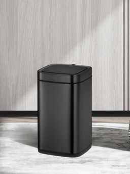 OBSESSIONS - Black Stainless Steel Sensor Bin, 12 Ltr