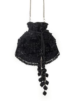 SG By Sonia Gulrajani - Noir Eclat- Black Potli