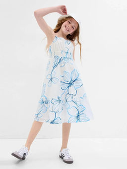GAP - Girls Floral Cut-Out Spaghetti Strap Dress