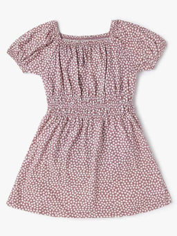 GAP - Girls Floral Square Neck Shirred A-Line Dress