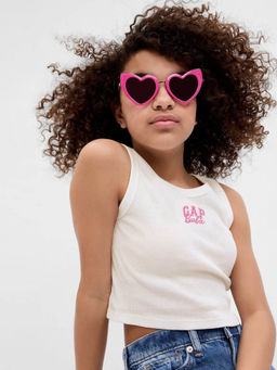 GAP - Girls Logo Print Round Neck Tank Top