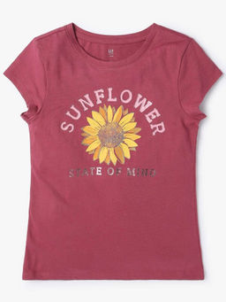 GAP - Girls Graphic Round Neck T-Shirt