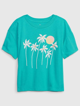GAP - Girls Sequin Graphic Crew Neck T-Shirt
