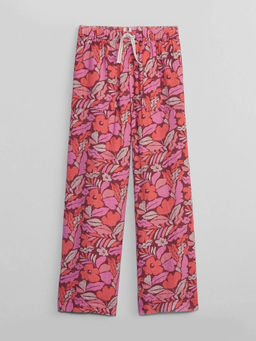 GAP - Girls Mid-Rise Relaxed Fit Floral Trousers
