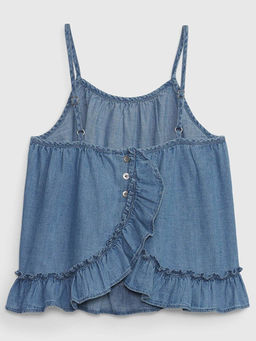 GAP - Girls Ruffle Trim Solid Cami Top