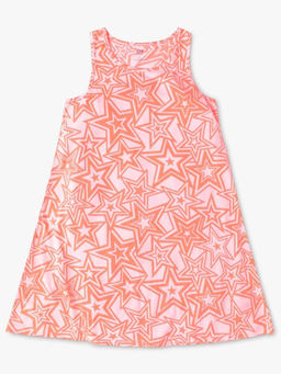 GAP - Girls Starred A-Line Round Neck Dress