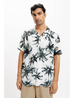 FREAKINS - Leaflet Printed Shirt