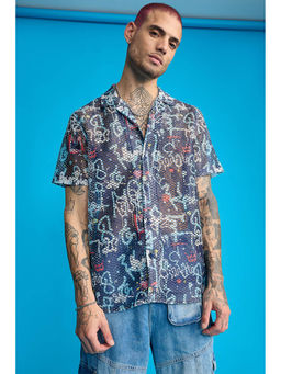 FREAKINS - Graffiti Mesh Shirt