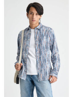 FREAKINS - Mens Multi Stripe Shirt