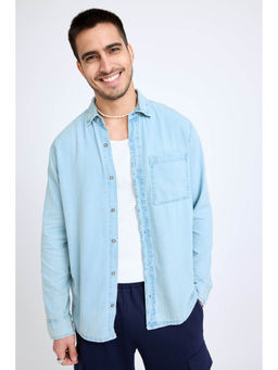 FREAKINS - Light Blue Mens Shirt