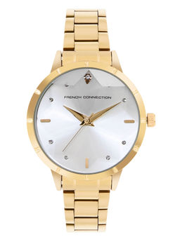 French Connection - Lucienne Silver Dial Analog Watch for Women- FCN00078G (Medium)