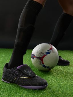 The Souled Store - Men Black Panther Edition Turf Football Shoes