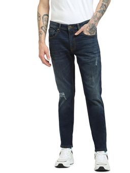 Jack & Jones - Blue Low Rise Glenn Slim Jeans