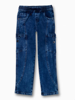 Gini & Jony - Boys Dark Navy Blue Washed Denim Jeans