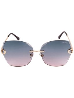 Voyage - Blue & Pink Oversized Sunglasses-S012MG2877