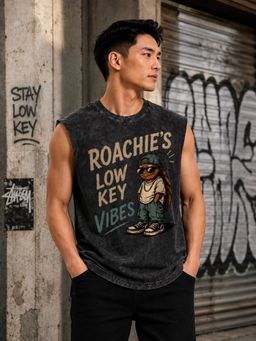 Bene Kleed - Men Grey Printed Relaxed Fit Cotton Blend T-Shirt