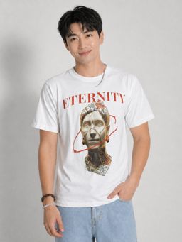 Bene Kleed - Men Graphic Oversized Fit Cotton T-Shirt