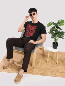 Bene Kleed - Men Printed Oversized Fit Cotton T-Shirt