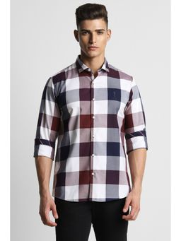 Peter England - Men Multi Slim Fit Check Shirt