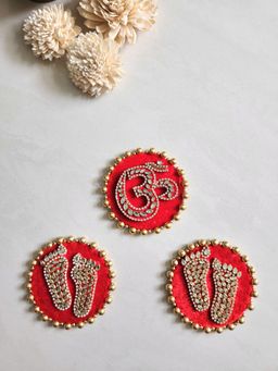Forestkraft - Laxmi Pag & Om For Main Door & Temple (Pack of 3)