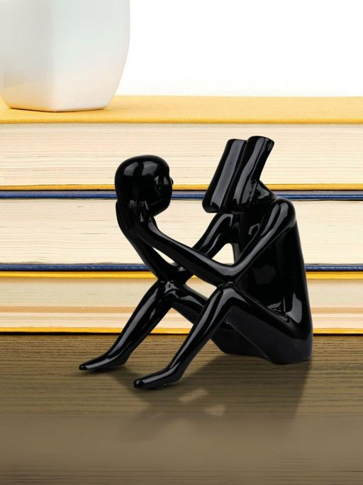 Smokey Cocktail Timeless Readers Bookend- Black