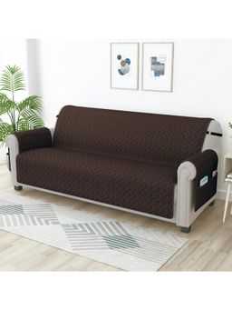 Story@Home - Sofa Throw Cover Brown 3 Seater