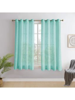 Story@Home - Serene Mint Solid curtain